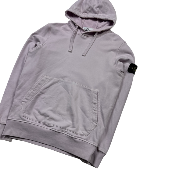 Stone Island Pink 2022 Pullover Hoodie - Small
