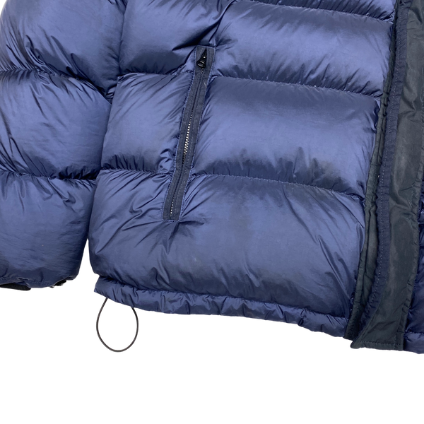 CP Company Two Tone Navy D D Shell Goggle Puffer