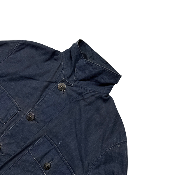 Stone Island 1999 Waxed Cotton Multipocket Jacket - Medium