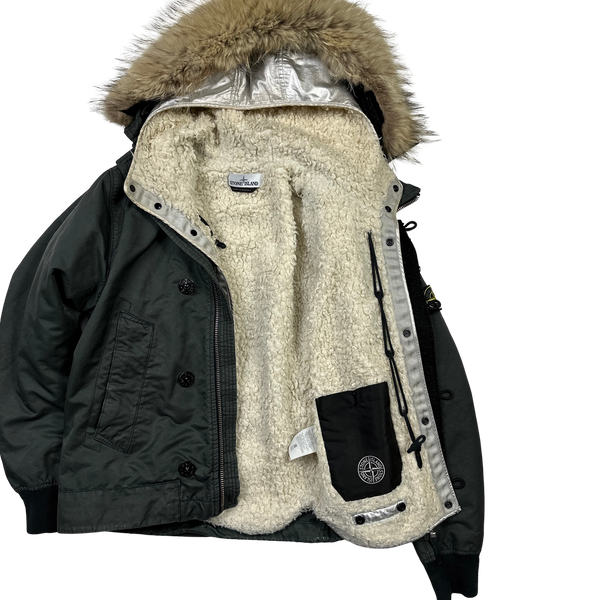 Stone Island 2015 Sherling Lined David TC Jacket - Small