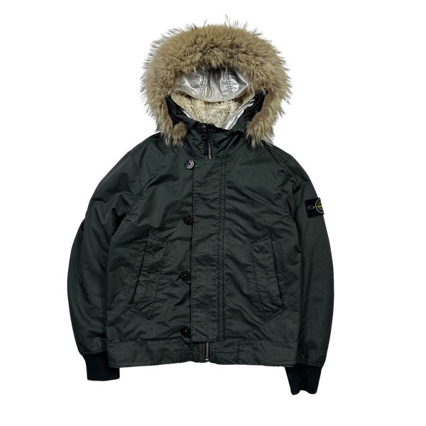 Stone Island 2015 Sherling Lined David TC Jacket - Small