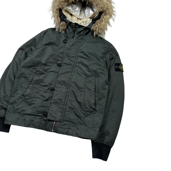 Stone Island 2015 Sherling Lined David TC Jacket - Small