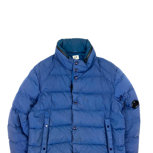 CP Company Blue Piuma Down Puffer Jacket