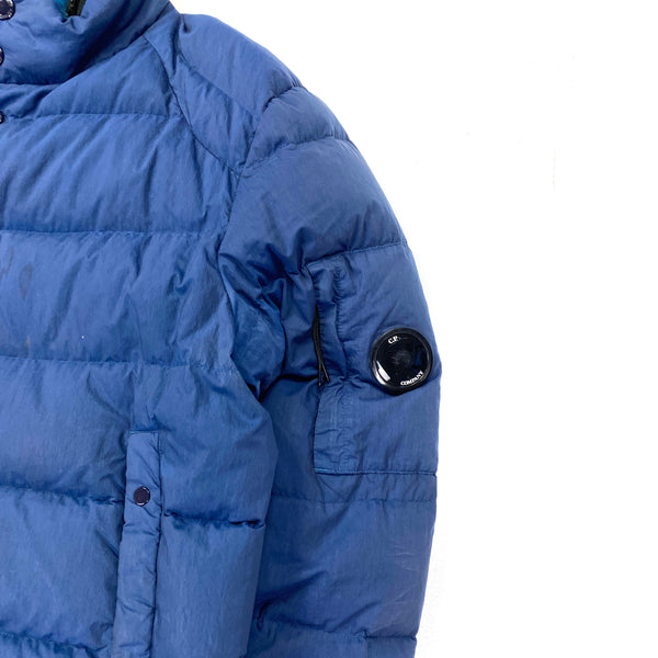 CP Company Blue Piuma Down Puffer Jacket