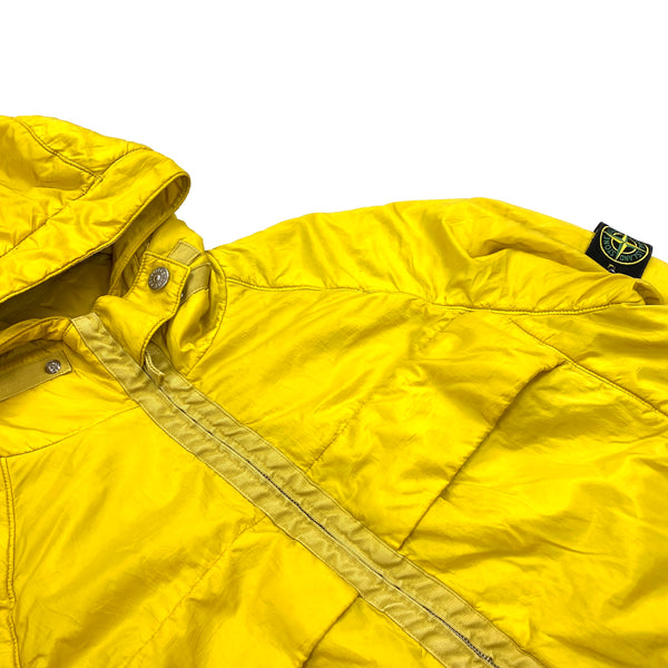 Stone Island Yellow AW2000 Fleece Lined Vintage Jacket