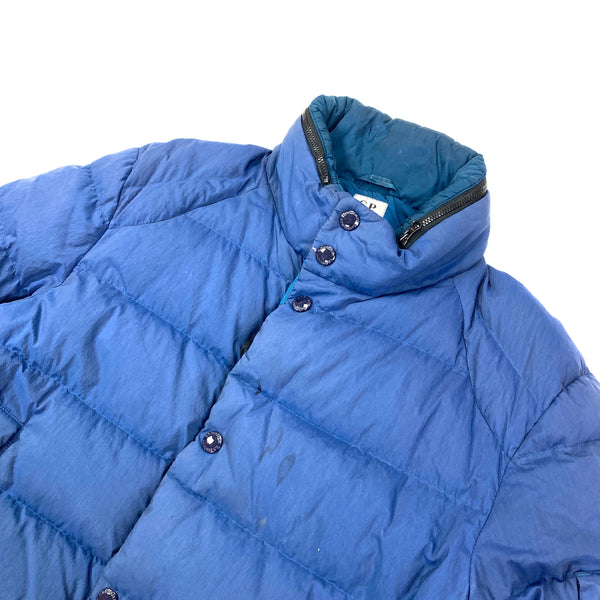 CP Company Blue Piuma Down Puffer Jacket
