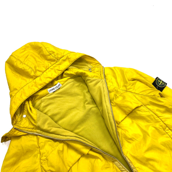 Stone Island Yellow AW2000 Fleece Lined Vintage Jacket