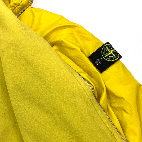 Stone Island Yellow AW2000 Fleece Lined Vintage Jacket