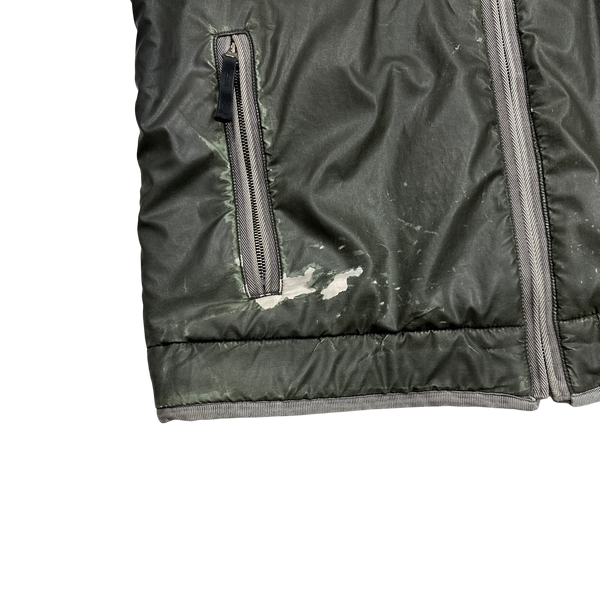 Stone Island 2010 Grey Liquid Reflective Fleece Lined Jacket - XL