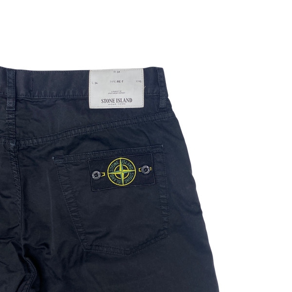 Stone Island 2017 RE T Black Trousers