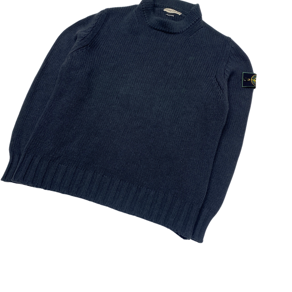 Stone Island Navy Vintage 1998 Knit Pullover