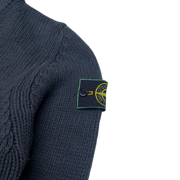Stone Island Navy Vintage 1998 Knit Pullover