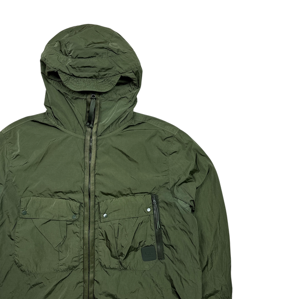 CP Company Green Chrome R Metropolis Hooded Jacket - XXL