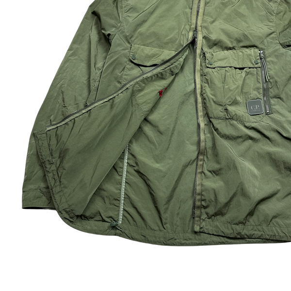 CP Company Green Chrome R Metropolis Hooded Jacket - XXL