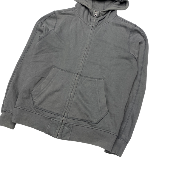 CP Company Grey Cotton Goggle Hoodie