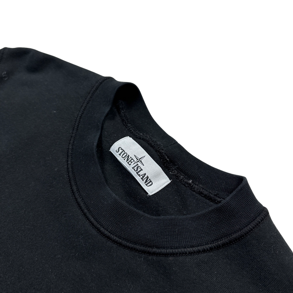 Stone Island 2020 Black Cotton Sweatshirt - Medium