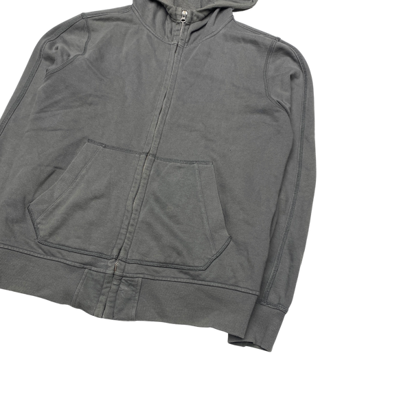CP Company Grey Cotton Goggle Hoodie