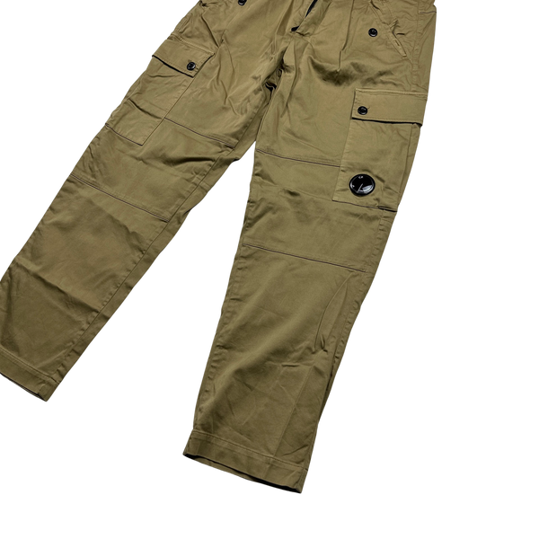 CP Company Relaxed Fit Beige Cargo Trousers - 32"