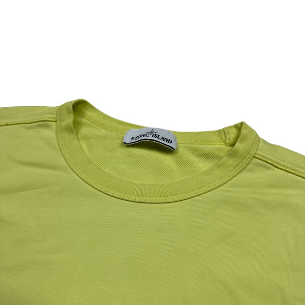 Stone Island 2019 Yellow Crewneck Sweatshirt - XL