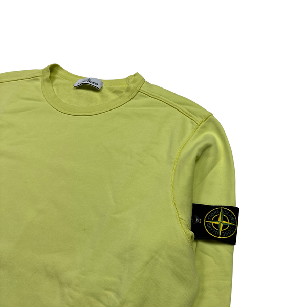 Stone Island 2019 Yellow Crewneck Sweatshirt - XL