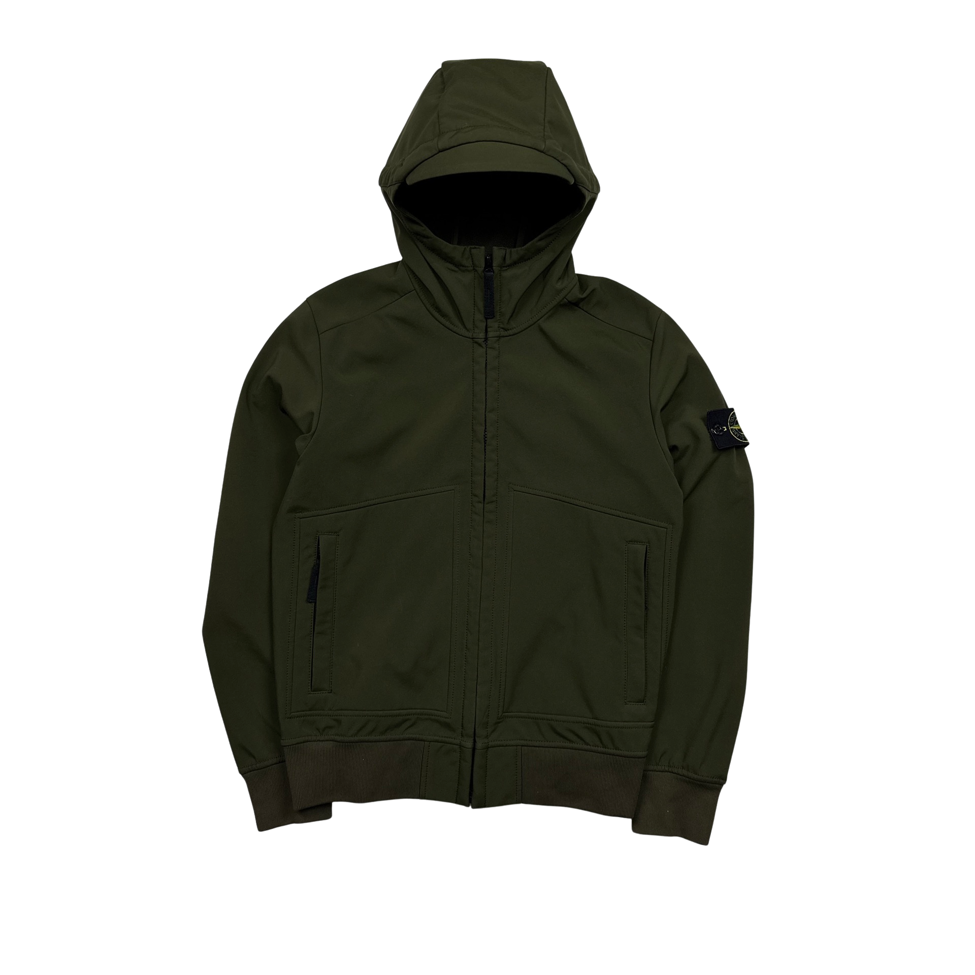 Stone Island Green 2016 Fleece Lined Soft Shell Jacket