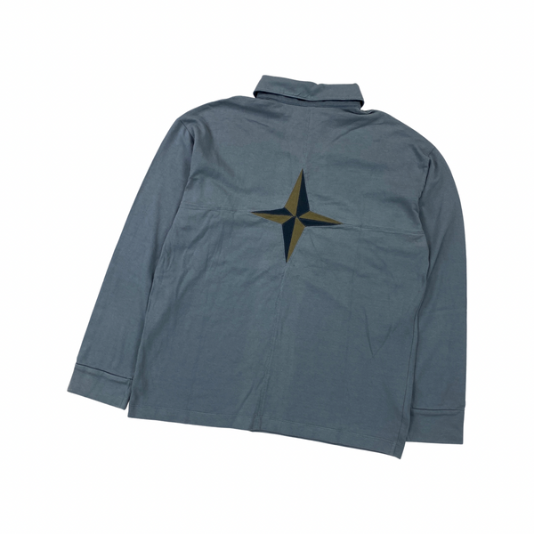Stone Island Vintage Longsleeve Cotton Polo Top