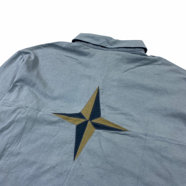 Stone Island Vintage Longsleeve Cotton Polo Top