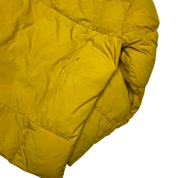 Stone Island 2018 Yellow Down Filled Crinkle Puffer Jacket