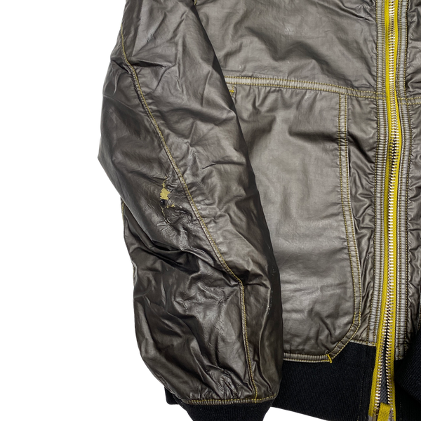 Stone Island 2009 Mussola Gommata Fleece Lined Jacket