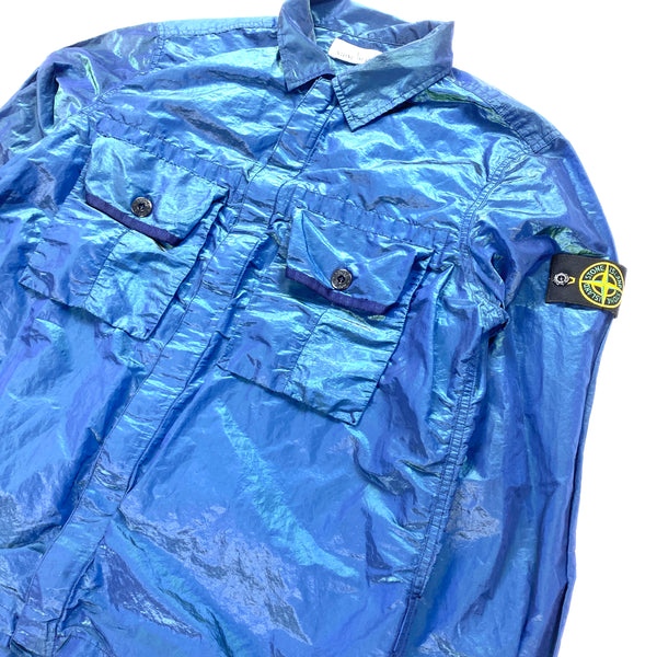 Stone Island 2017 Blue Weft Overshirt