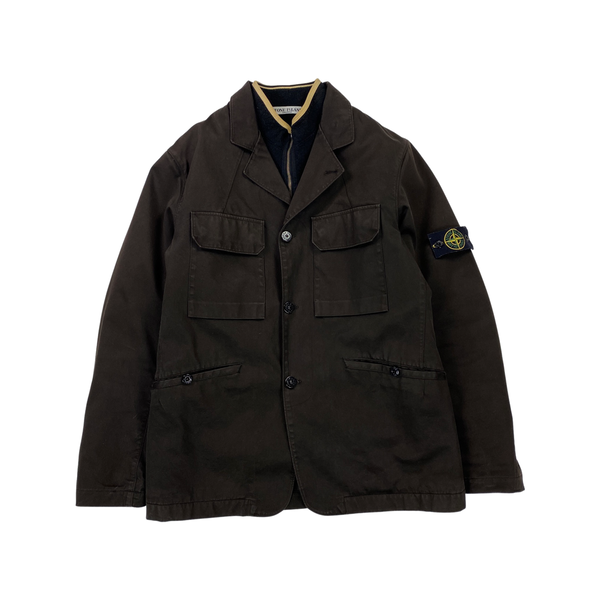Stone Island 2006 Brown Dutch Rope Lined Winter Jacket