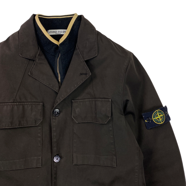 Stone Island 2006 Brown Dutch Rope Lined Winter Jacket