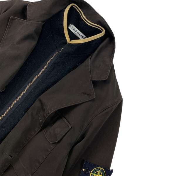 Stone Island 2006 Brown Dutch Rope Lined Winter Jacket