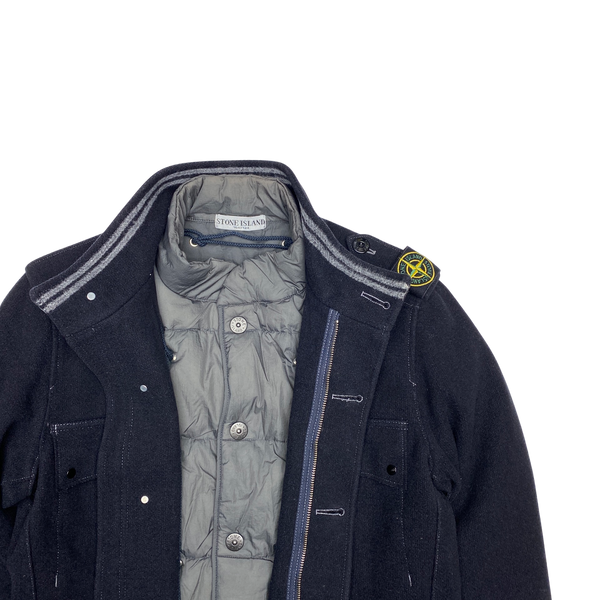 Stone Island Down Filled Dutch Rope Shoulder Badge Jacket