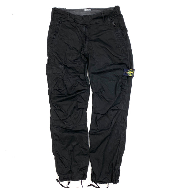 Stone Island 2005 Black Cargo Trousers