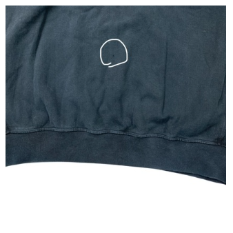 Stone Island Dark Navy Cotton Crewneck Sweatshirt