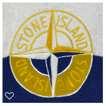 Stone Island Embroidered Knit Wool Jumper
