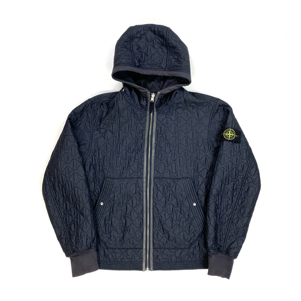 Stone Island Reversible Navy Nylon & Cotton Jacket