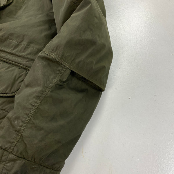 CP Company Khaki Nycra Down Filled Goggle Jacket