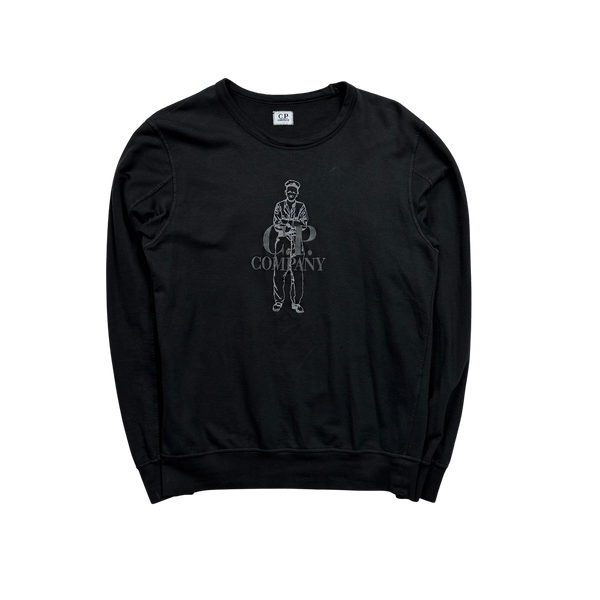 CP Company Embroidered Crewneck Jumper - Small