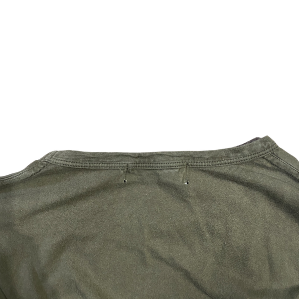 Stone Island Khaki Cotton T Shirt