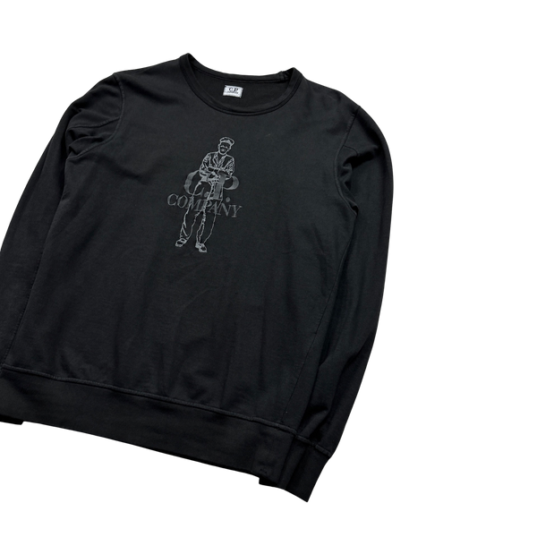 CP Company Embroidered Crewneck Jumper - Small
