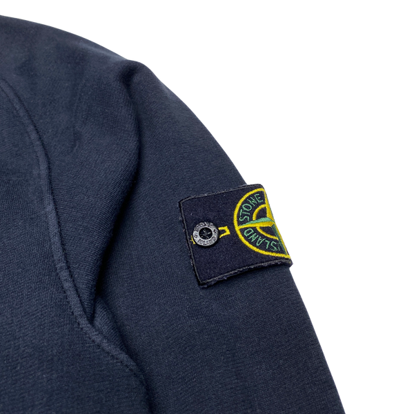 Stone Island 2015 Navy Blue Cotton Crewneck Sweatshirt